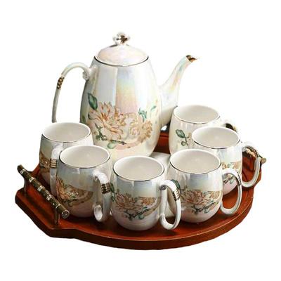 家用高档客厅轻奢陶瓷整套杯具