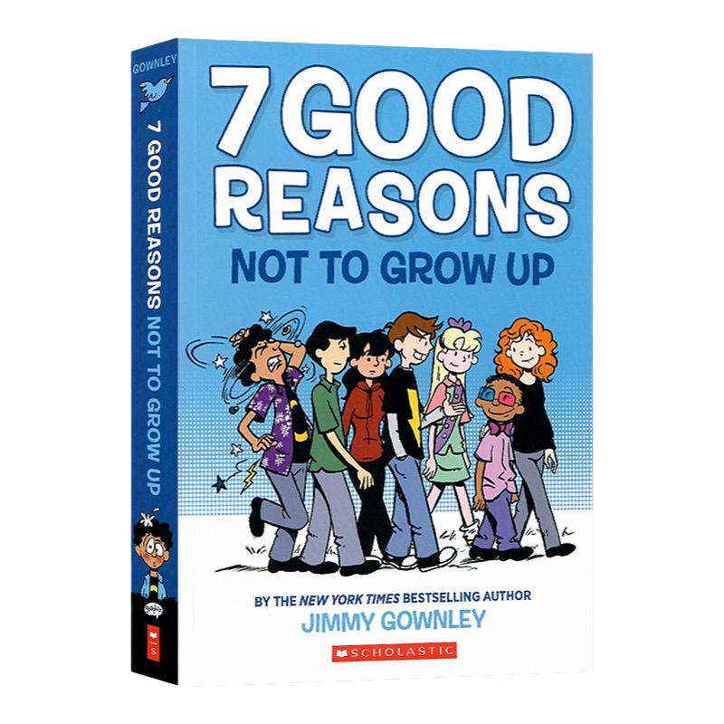 7个不长大的好理由 英文原版漫画书 7 Good Reasons Not to Grow Up 幽默搞笑全彩版漫画图画书 进口英文原版书籍
