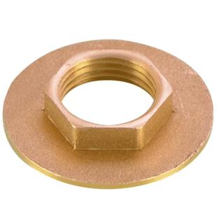 厨房面盆单冷水龙头4分固定螺母黄铜塑料水箱鱼缸接头内锁紧配件