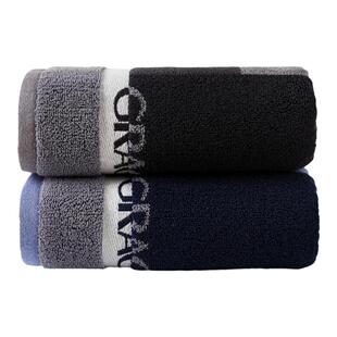 洁丽雅毛巾男士洗脸纯棉家用成人加厚全棉吸水洗澡面巾专用不掉毛