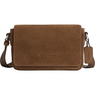【新款】COACH/蔻驰奥莱男士JACK 22号翻盖单肩包斜挎包外出通勤