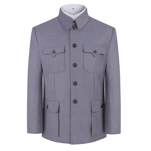 中山装孙中山周恩来历史人物演出服装军干服领导老干部服村长服装