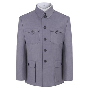 中山装孙中山周恩来历史人物演出服装军干服领导老干部服村长服装