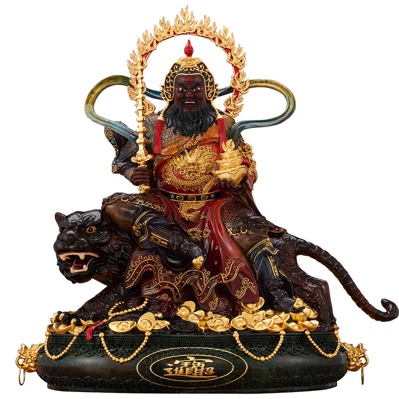 武财神赵公明家用摆件台湾纯铜