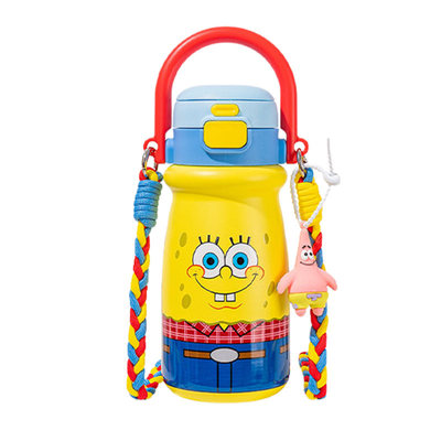 【正版授权】海绵宝宝双饮保温杯