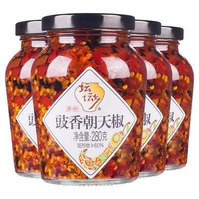 坛坛乡朝天椒280g瓶装湖南