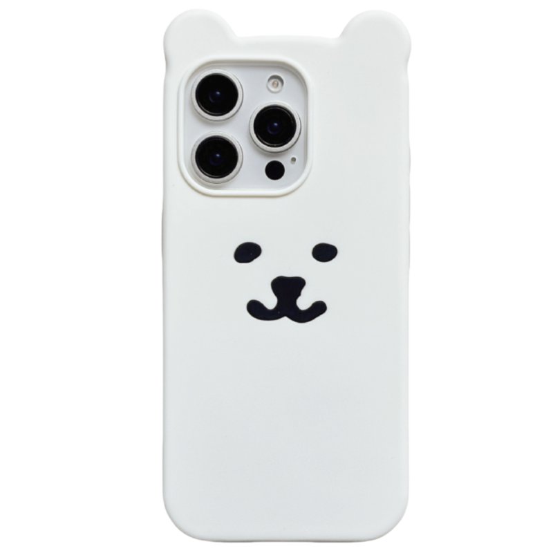 原单品质日本自嘲熊适用iPhone17promax手机壳苹果16pro软硅胶壳14手机套防摔13情侣款小众15日韩ins