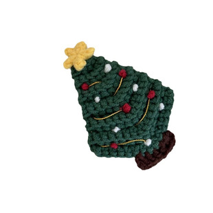 圣诞系列发夹节日可爱毛线发卡圣诞树BB夹刘海夹秋冬发饰新款头饰