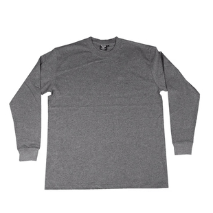 TWITU美式重磅全棉长袖西海岸街头纯色TEE复工匪帮宽松嘻哈小领口