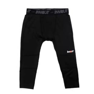 INNOUT LAB训练裤基础紧身裤打底七分裤男篮球裤跑步健身运动速干
