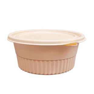 一次性玉米淀粉餐盒环保可降解外卖圆形打包盒食品级碗方形饭盒