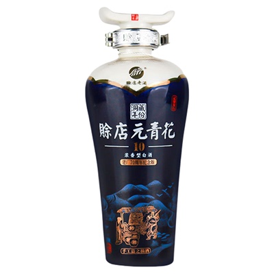 赊店老酒 45度元青花洞藏年份10  浓香型白酒 100ml  光瓶单瓶