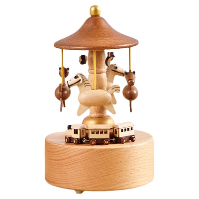 天空之城旋转木马音乐盒生日礼物