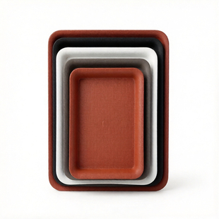 磨砂树脂加厚塑料长方形花盆托盘盆托接水盘底座花盘加深阳台多肉