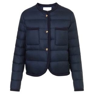 【轻羽45云】朗姿霍尔多巴吉鹅绒香风羽绒服设计感2025年冬季新款