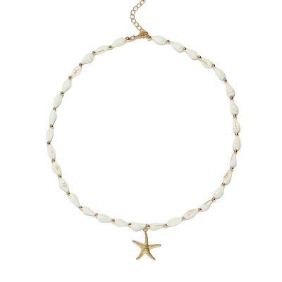 赵昭仪同款海螺海星吊坠项链