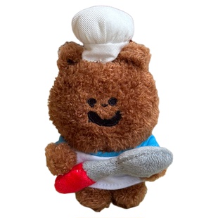 朴坊TUNEE GOODS厨师小熊毛绒包包挂件可爱玩偶变装玩具公仔女生