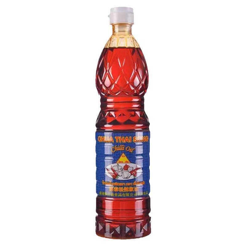 泰国进口蔡泰松辣椒油香椒膏720ml 冬阴功汤增色红油调料