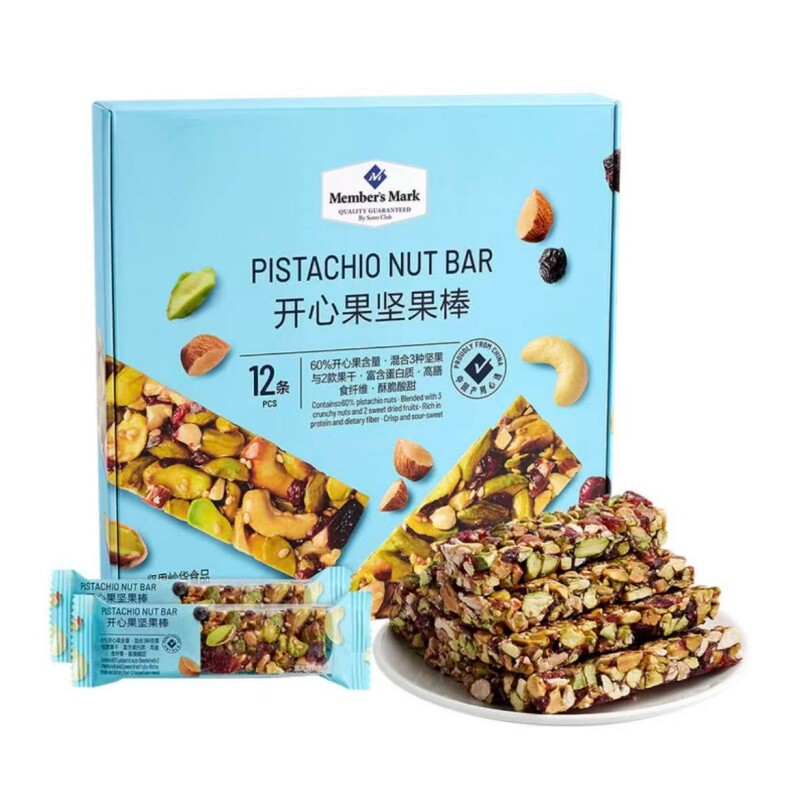 山姆开心果坚果棒360g健康食品