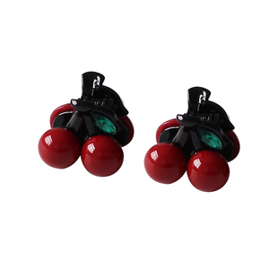 川野樱桃小抓夹女2025新款高级感头发夹子后脑勺发夹发量少半扎发