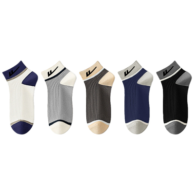 回力袜子男夏季薄款撞色运动短袜
