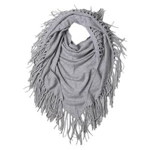 APCSHOP 24新款针织围巾流苏披肩三角巾斗篷女秋冬保暖外搭披风