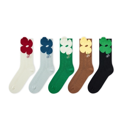 上森袜子棉袜可爱花朵