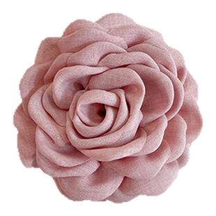 caro同款玫瑰花朵抓夹女高级感法式鲨鱼夹大号干枯玫瑰发夹后脑勺