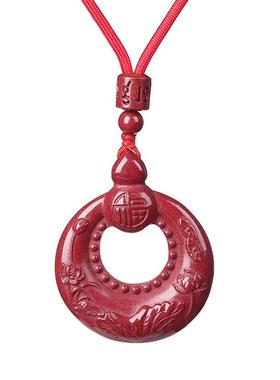 朱砂葫芦平安扣挂件护身符男女款