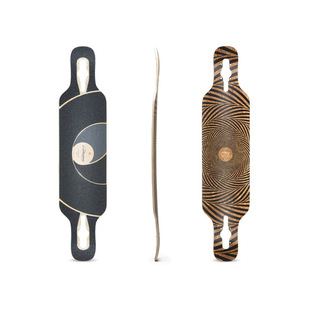 燃烧冰进口loaded 丹田玻纤超轻专业滑板长板代步dc全能平花巡航