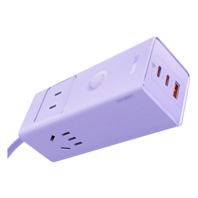 倍思四面六孔快充插线板