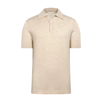 Suitsupply沙砾色羊绒男士Polo衫