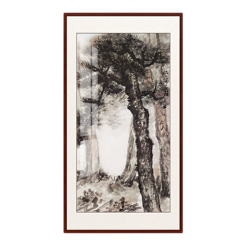 纯手绘手工国画中堂真迹字画