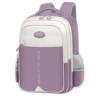 迪士尼书包男小学生新款一到六年级男童女生女孩减负护脊儿童背包