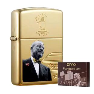 ZIPPO官方旗舰店打火机2023创始人纪念ggb总裁机送男友生日礼物