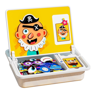 儿童积木拼图3到6岁5宝宝2幼儿园2025新爆款男孩磁力益智拼装玩具