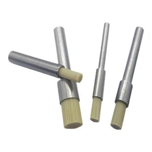 陶瓷纤维刷去毛刺刀纹铜铝金属表平面镜面抛光刷CNC数控打磨磨头