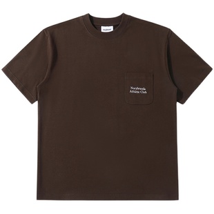 NORYBRAND主题爱心刺绣设计感短袖cleanfit 简约boxy版型圆领T恤