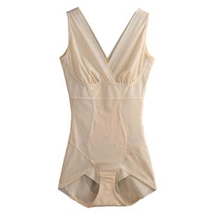 超薄连体塑身衣夏款收腹束腰收肚子夏季薄款无痕束身塑形美体内衣