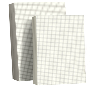 维克多利双面网格纸方格纸a4草稿本坐标绘图小学生格子纸可撕数学计算本演算函数加厚不掉页考研专用批发便宜