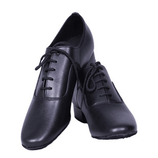 正品贝蒂摩登交谊舞鞋男拉丁软底真皮标准国标广场舞平跟跳舞鞋