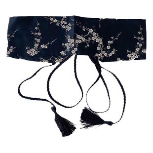 古风梅花刺绣打结汉服腰带女装饰百搭配连衣裙子裙带绑带腰封束腰