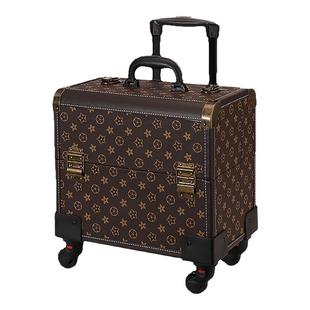 拉杆美发工具箱高端发型师专用工箱大容量多功能高档多功能万向轮