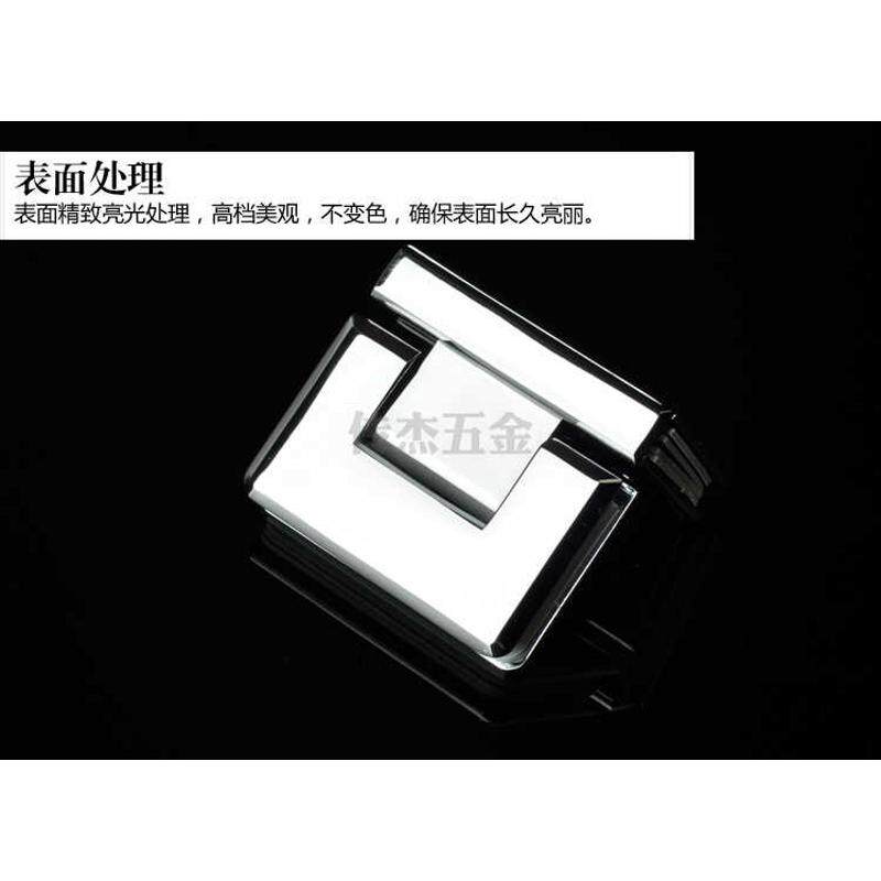 全铜90度双面玻璃合页/双页玻璃铰链/淋浴房玻璃门90度合页浴室夹