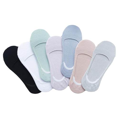 船袜女防滑不掉跟女袜ins潮袜子浅口隐形袜女士低帮棉袜夏季薄款