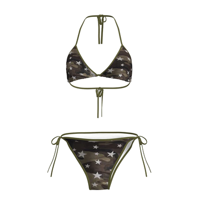 诗凯迪分体比基尼三件套泳衣女