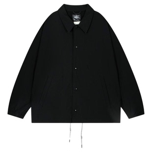 Numerals 外套男2026春季新款纯色休闲廓形长袖夹克服592859