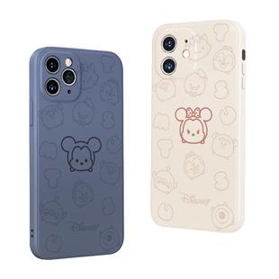 迪士尼苹果12手机壳米妮米奇16苹果13新款17适用iphone11情侣12promax液态硅胶x可爱xs软壳xr防摔14女款8plus