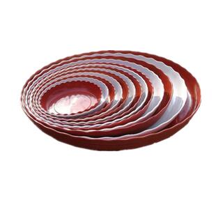 兔芽花盆托盘加厚接水盘底盘花托特大号多肉垫底白色底托花盘底座