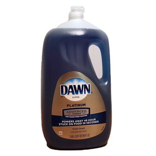 美国直邮Dawn洗洁精白金版4X浓缩2.66L餐具去油污洗碗液瓶4倍